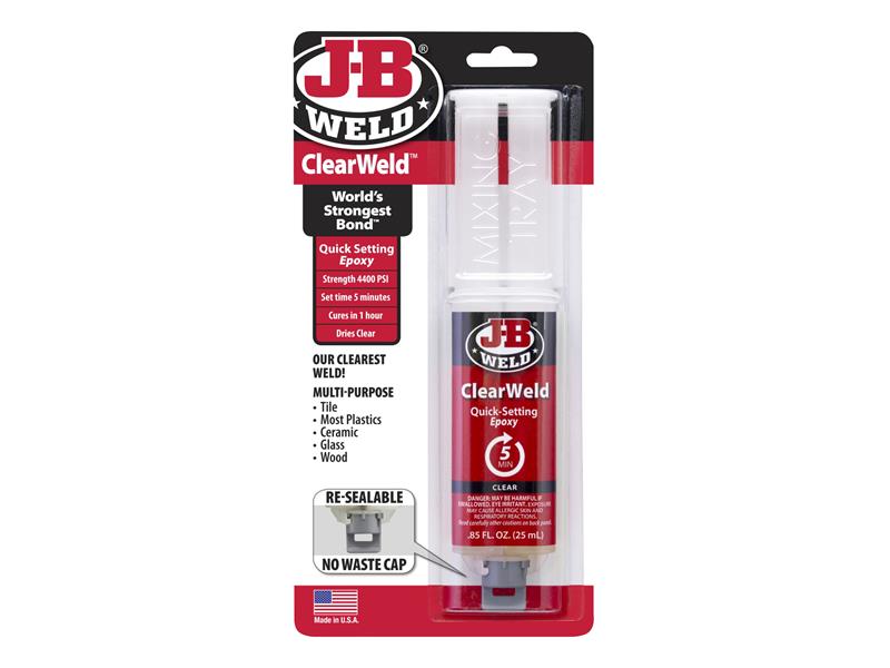ClearWeld(TM) Epoxy Syringe 25ml