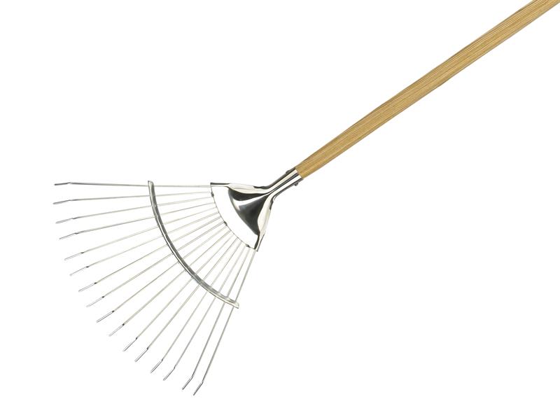 Stainless Steel Lawn & Leaf Rake, FSC(R)