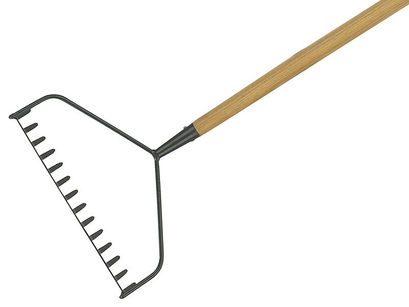 Carbon Steel Long Handled Soil Rake, FSC(R)