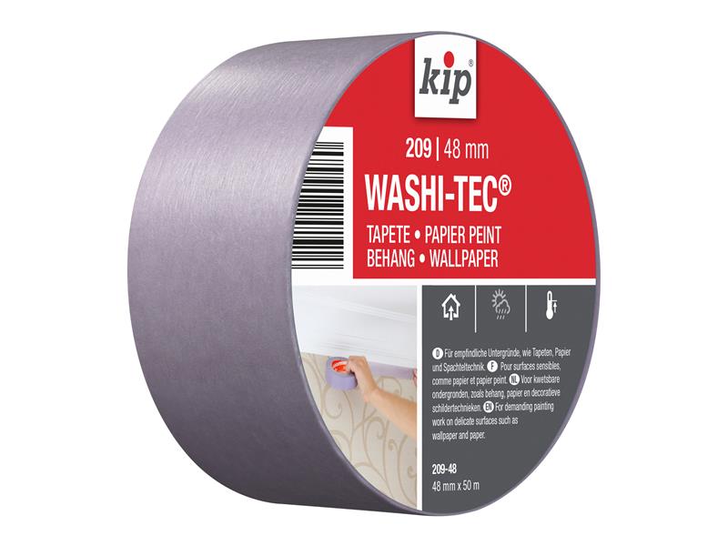 209 Premium Low Tack WASHI-TEC(R) Masking Tape 48mm x 50m