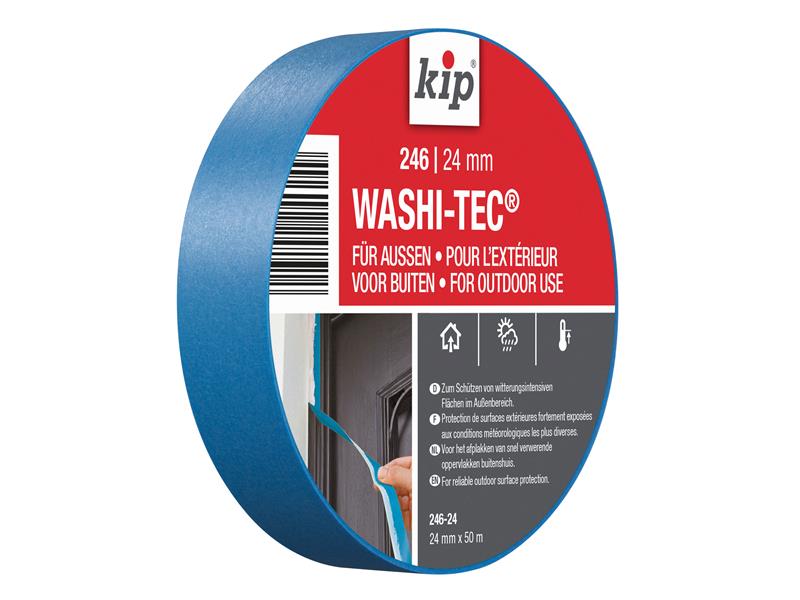 246 Premium Outdoor WASHI-TEC(R) Masking Tape 24mm x 50m