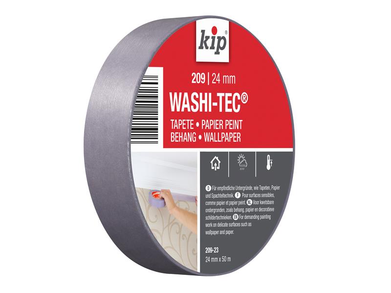 209 Premium Low Tack WASHI-TEC(R) Masking Tape 24mm x 50m