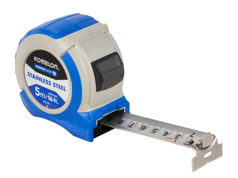 Stainless Steel PowerBlade(TM) Pocket Tape 5m/16ft (Width 27mm)