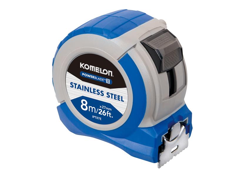 Stainless Steel PowerBlade(TM) Pocket Tape 8m/26ft (Width 27mm)