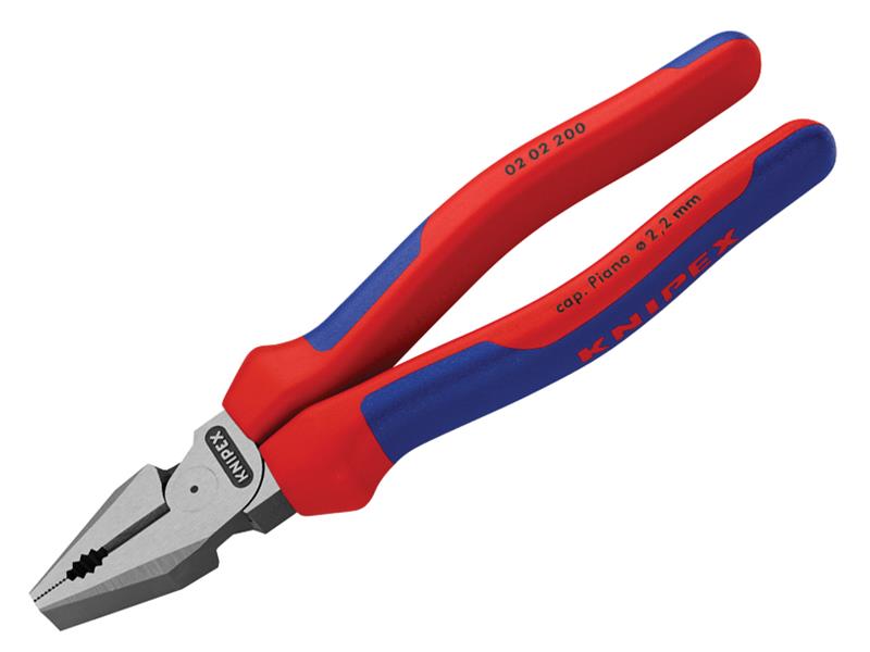 02 02 200 High Leverage Combination Pliers Comfort Handles 200mm