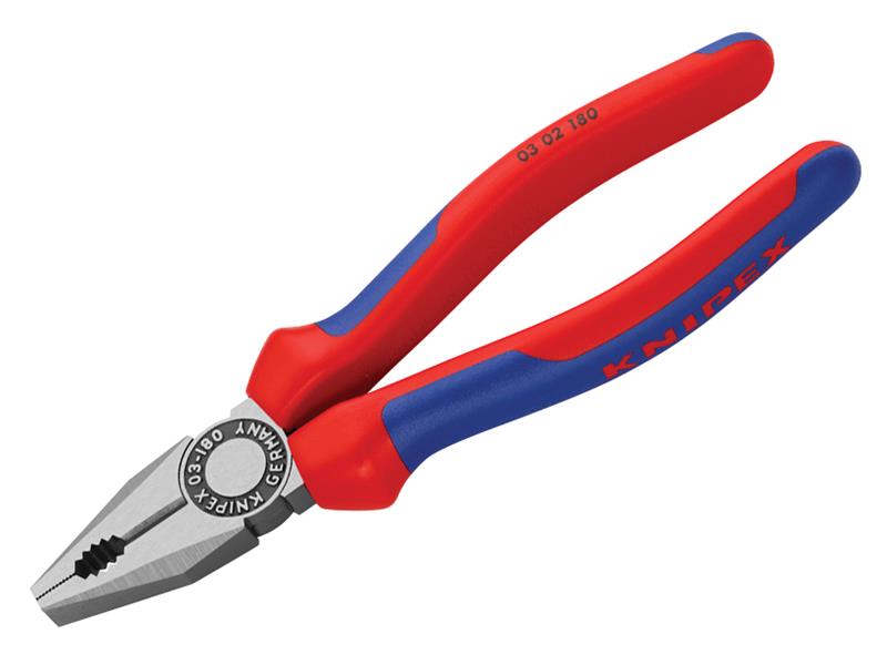 03 02 180 Combination Pliers Comfort Handles 180mm