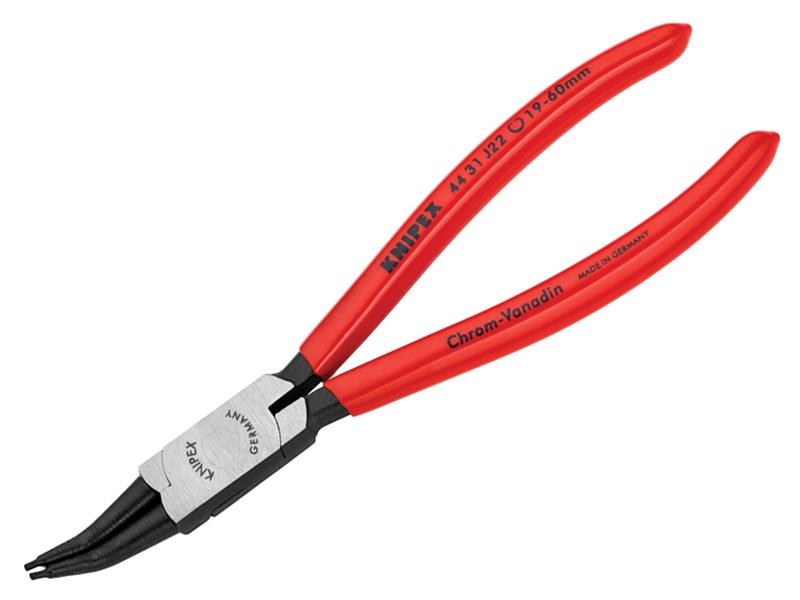 44 31 J22 Circlip Pliers Internal 45? Bent Tip 19-60mm