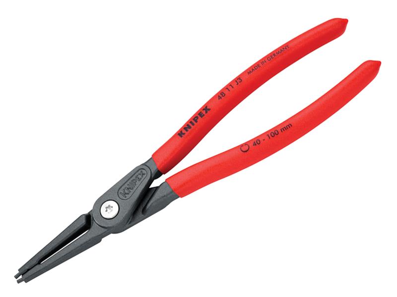 48 11 J3 Precision Circlip Pliers Internal Straight 40-100mm