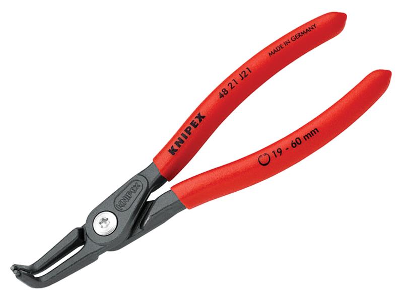 48 21 J21 Precision Circlip Pliers Internal 90? Bent 19-60mm