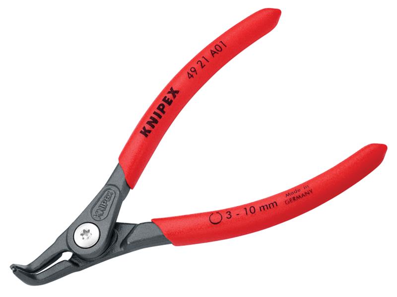 49 21 A01 Precision Circlip Pliers External 90? Bent Tip 3-10mm