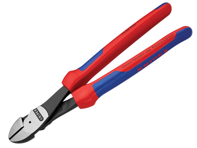 74 02 250 High Leverage Diagonal Cutters Multi-Component Grip 250mm