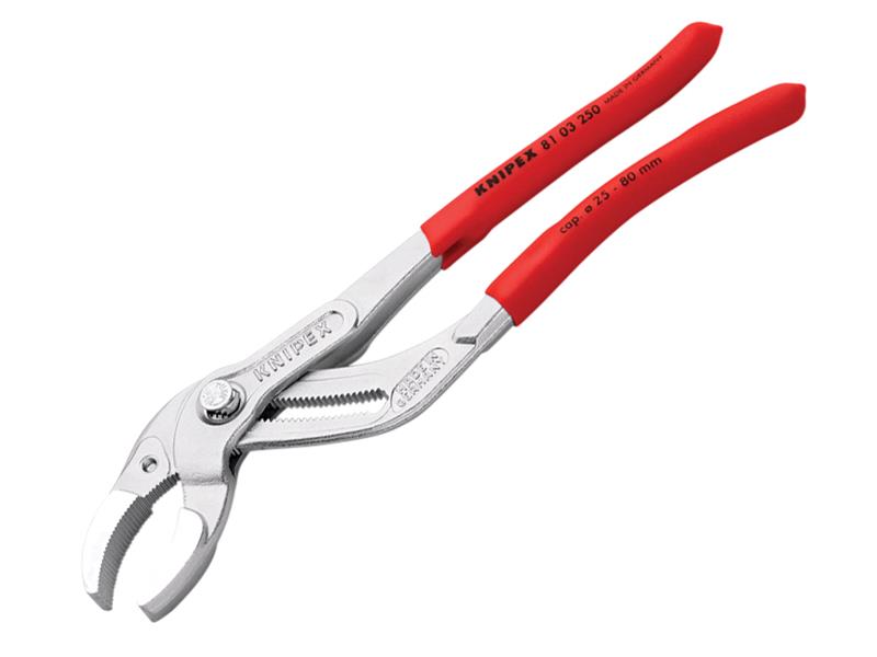 81 01 250 Siphon and Connector Pliers Chrome Finish 250mm