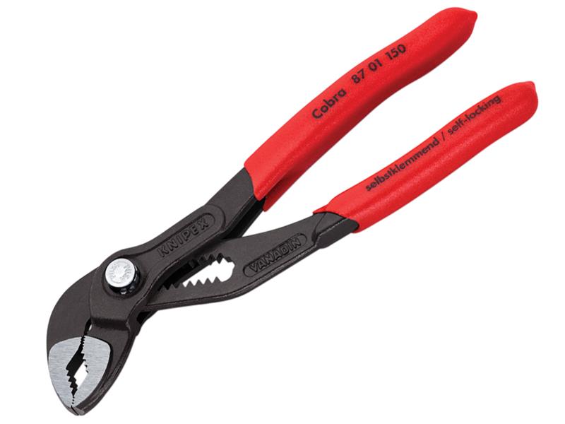 87 01 150 Cobra(R) High-Tech Water Pump Pliers Plastic Coated Grip 150mm