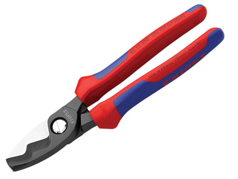 95 12 200 Cable Shears with Twin Cutting Edge Comfort Handles 200mm
