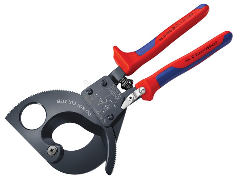 95 31 280 Ratchet Action Cable Shears Multi-Component Grip 280mm