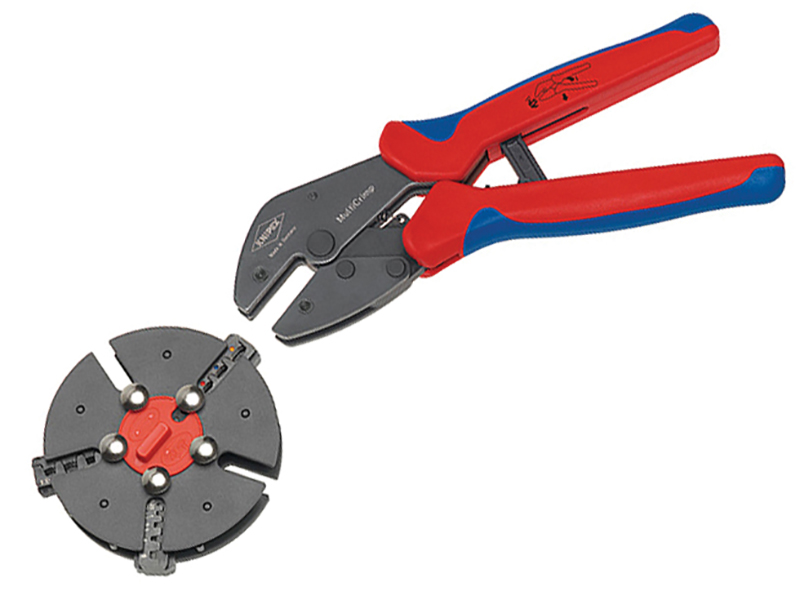 97 33 01 MultiCrimp(R) Crimping Pliers with 3 Quick Change Cartridges