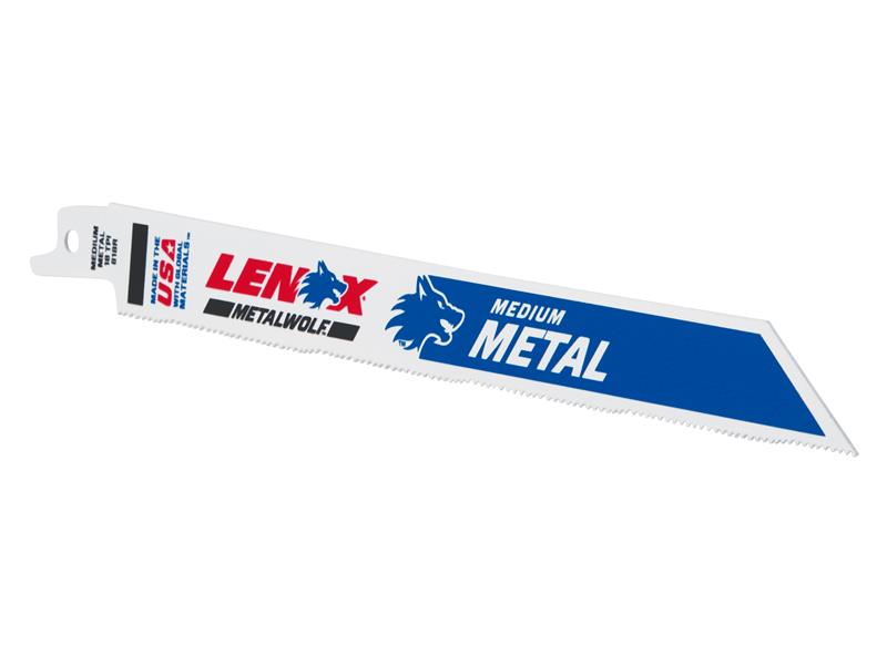 MetalWolf Wave Edge Reciprocating Saw Blade 203 x 19 x 0.9mm 18 TPI (Pack 25)