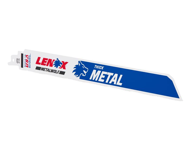 MetalWolf Wave Edge Reciprocating Saw Blade 305 x 25 x 1.07mm 14 TPI (Pack 5)