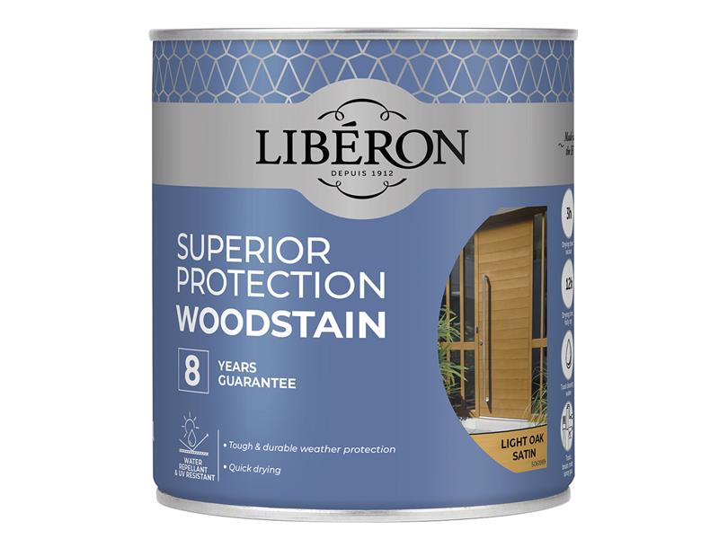Superior Protection 8 Year Woodstain Light Oak Satin 750ml