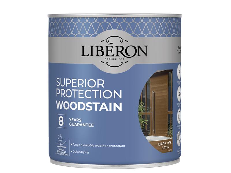 Superior Protection 8 Year Woodstain Dark Oak Satin 750ml