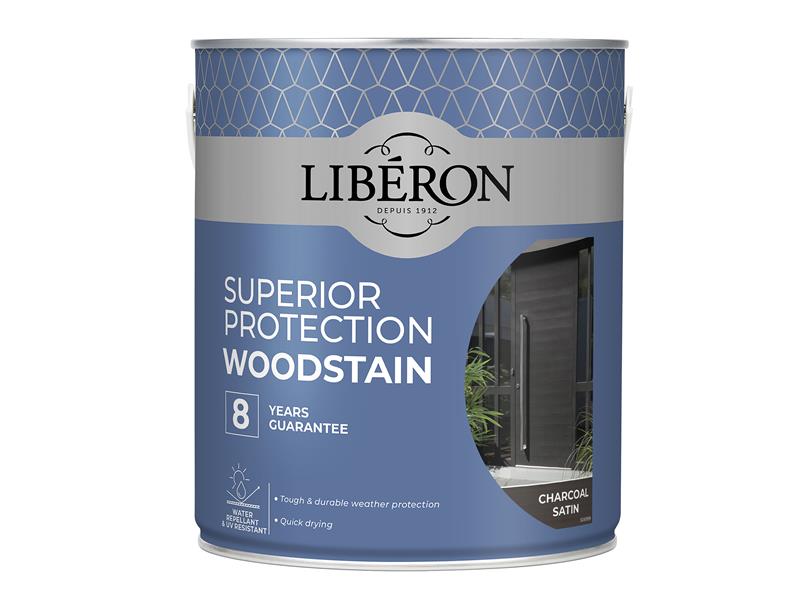 Superior Protection 8 Year Woodstain Charcoal Satin 2.5 litre