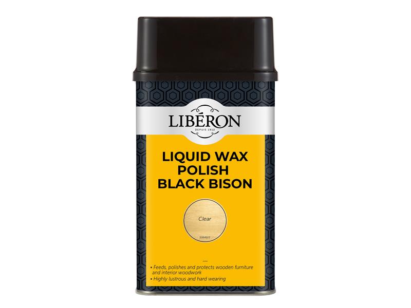Liquid Wax Polish Black Bison Clear 500ml