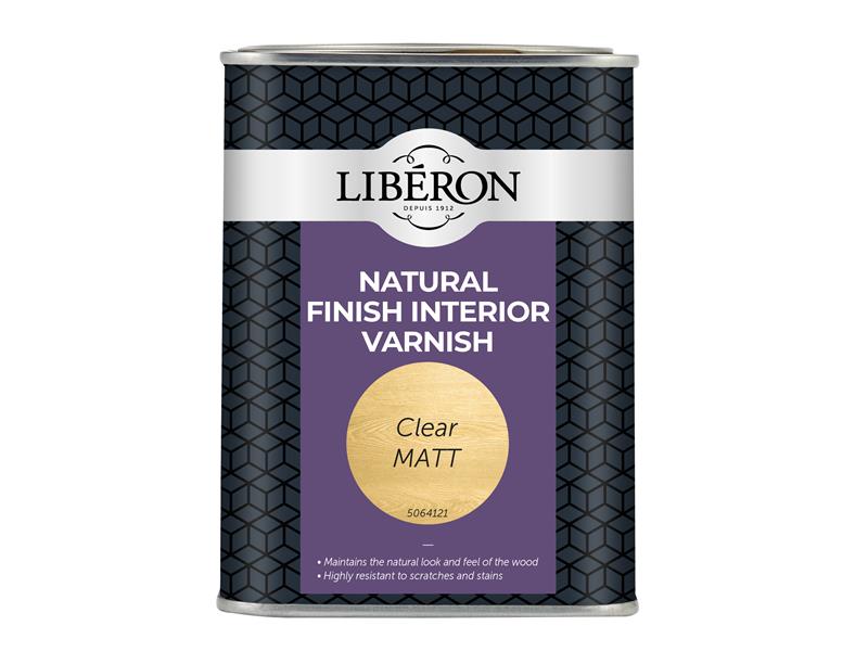 Natural Finish Interior Varnish Clear Matt 1 litre