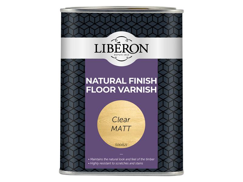 Natural Finish Floor Varnish Clear Matt 1 litre