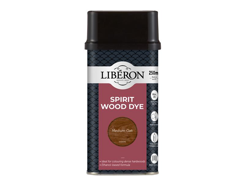 Spirit Wood Dye Medium Oak 250ml