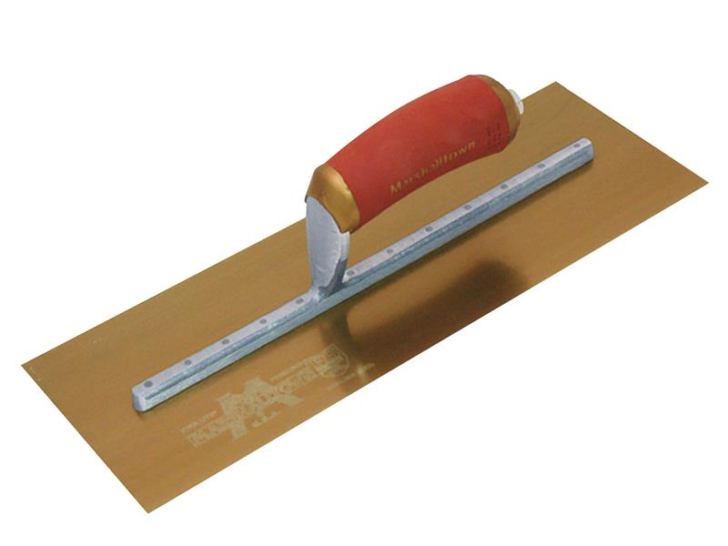 MPB145GSD Pre-Worn PermaShape(R) Finishing Gold S/S Trowel DuraSoft(R) 14 x 5in