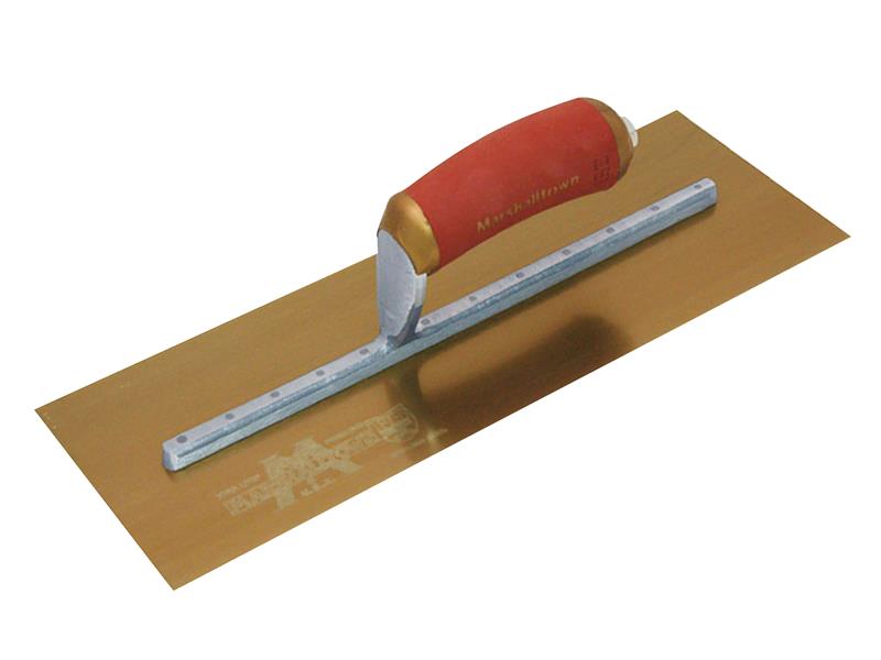 MPB165GSD Pre-Worn PermaShape(R) Finishing Gold S/S Trowel DuraSoft(R) 16 x 5in