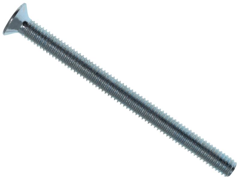 Machine Screw Pozi Compatible CSK ZP M4 x 30mm Box 50