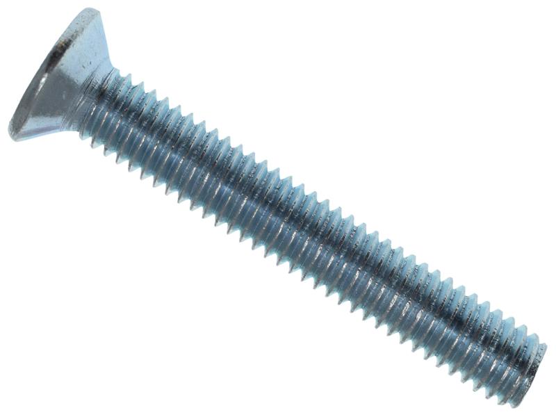 Machine Screw Pozi Compatible CSK ZP M5 x 40mm Box 25