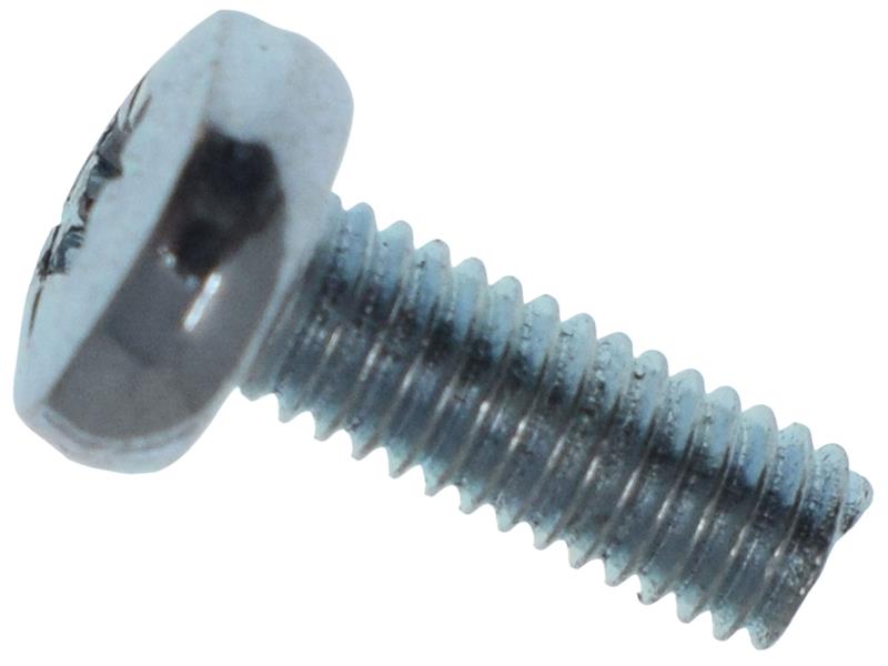 Machine Screw Pozi Compatible Pan Head ZP M3 x 8mm Box 50