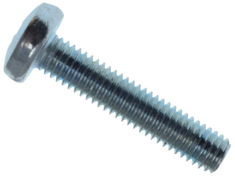 Machine Screw Pozi Compatible Pan Head ZP M5 x 25mm Box 25