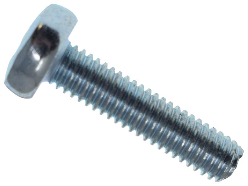 Machine Screw Pozi Compatible Pan Head ZP M6 x 25mm Box 25