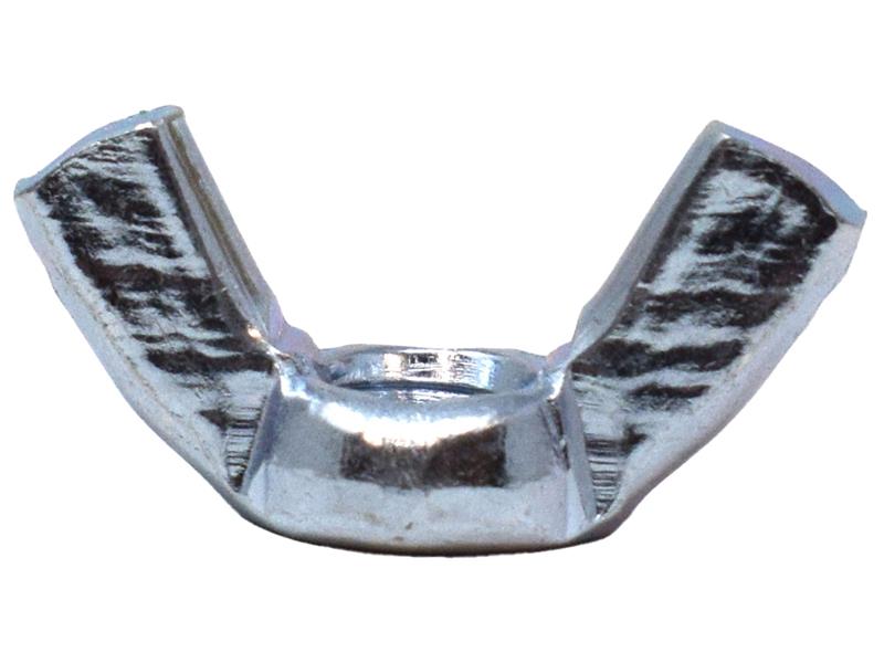 Wing Nut Bright ZP M6 Box 25