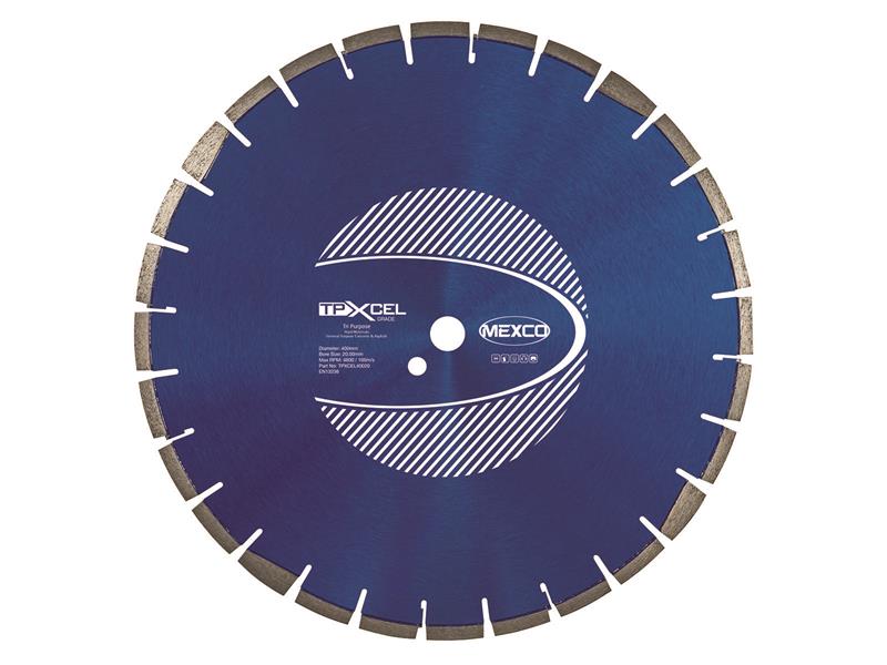 XCEL Grade Tri-Purpose Diamond Blade 400 x 20mm