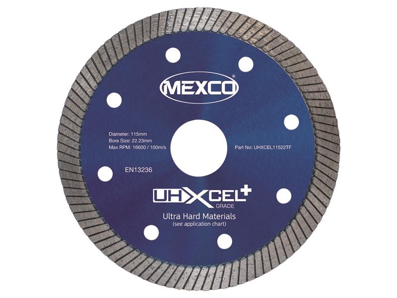 UHXCEL+ Ultra Hard Plus Diamond Blade 115 x 22mm