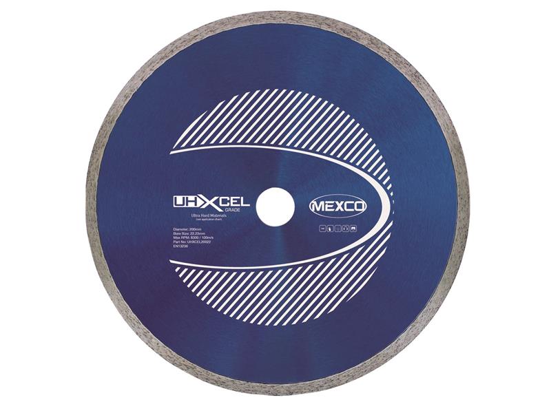 UHXCEL Ultra Hard Materials Diamond Blade 200 x 22mm
