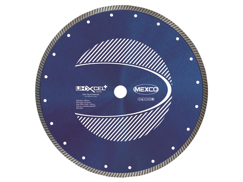 UHXCEL+ Ultra Hard Plus Diamond Blade 350 x 25.4mm