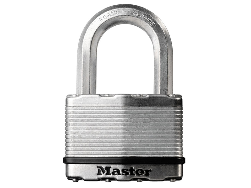 Excell(TM) Laminated Steel 50mm Padlock 4-Pin - 25mm Shackle