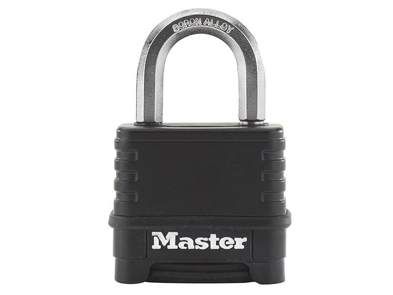 Excell(TM) 4-Digit Black Finish Combination 50mm Padlock