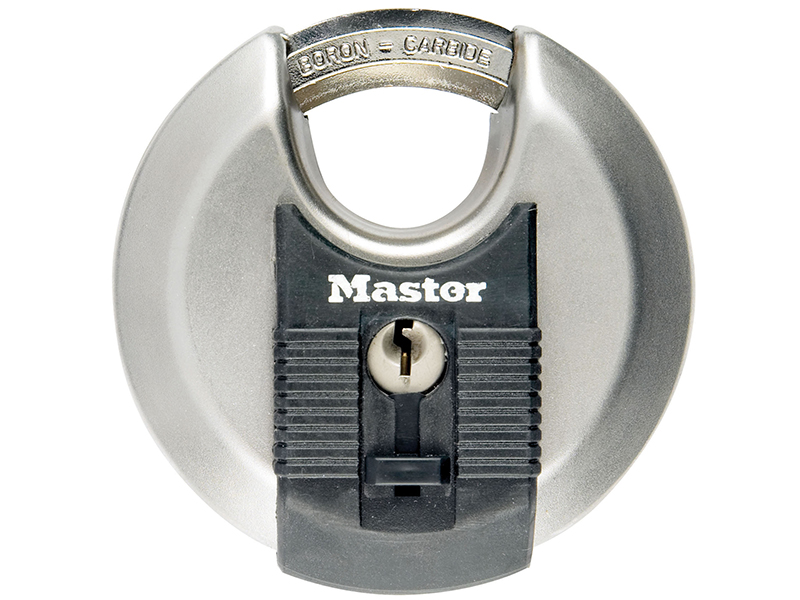 Excell(TM) Stainless Steel Discus 80mm Padlock