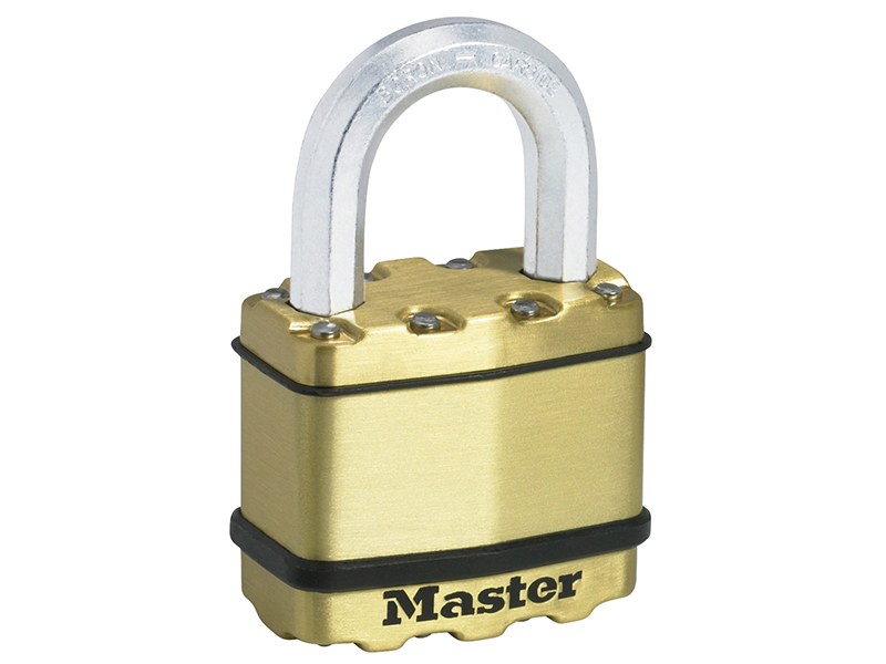 Excell(TM) Brass Finish 50mm Padlock 4-Pin
