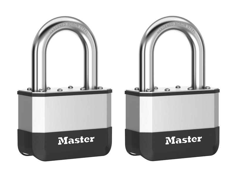 Elite(TM) Laminated 45mm Padlock - 38mm Shackle (Pack of 2)