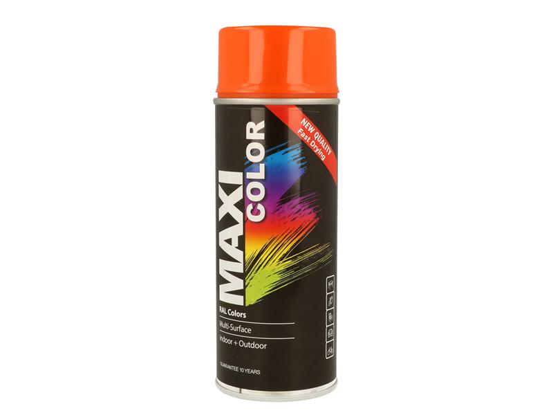 MaxiColor Spray Gloss Pure Orange RAL2004 400ml
