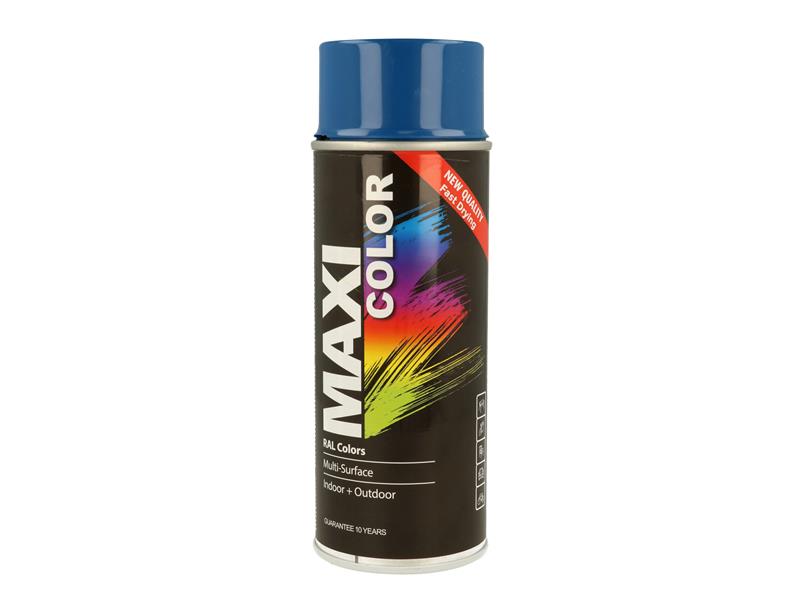 MaxiColor Spray Gloss Genetian Blue RAL5010 400ml