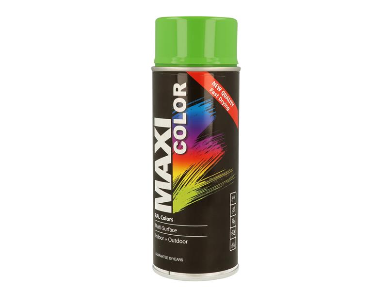 MaxiColor Spray Gloss Yellow Green RAL6018 400ml