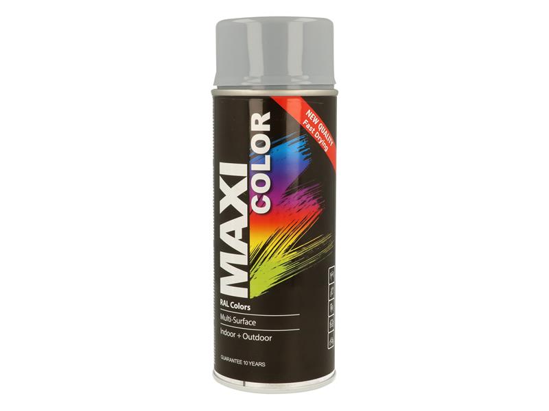 MaxiColor Spray Gloss Silver Grey RAL7001 400ml